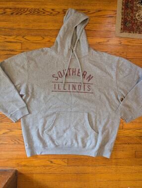 Saluki Southern Illinois University Gray Soft Hoodie Sweatshirt Men's 3X